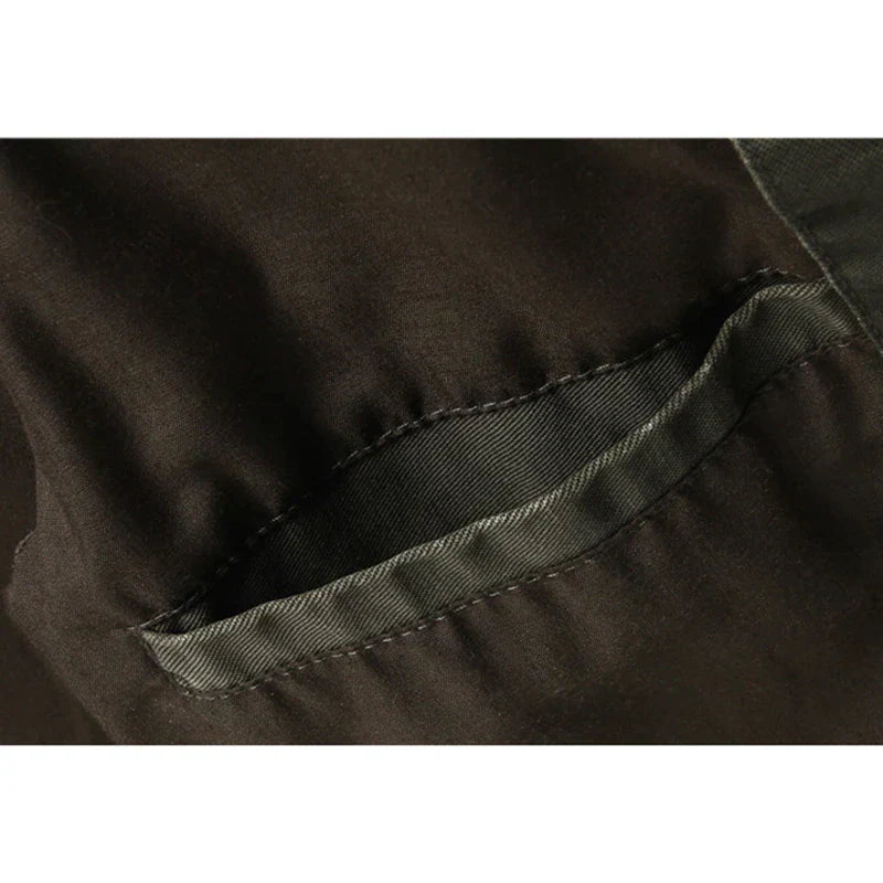 Langärmelige Herren-Bikerjacke mit Reißverschluss – Markanter Stil trifft moderne Passform