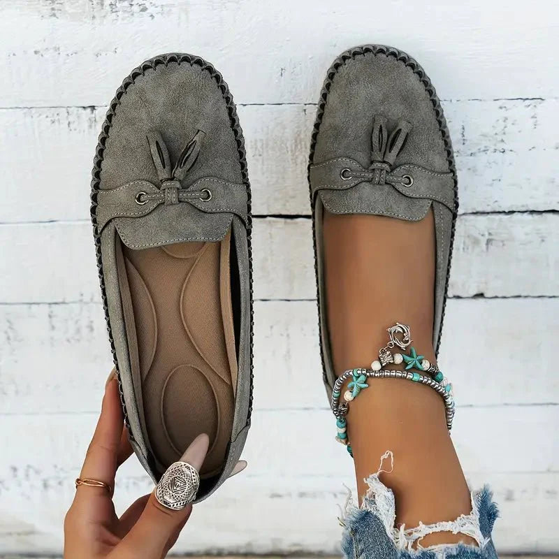 Ariella – Orthopädische Vintage-Loafers für Damen mit Stil und Entlastung