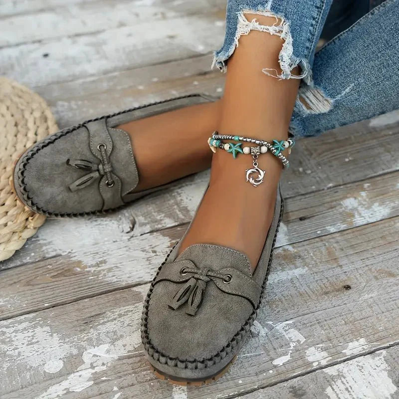 Ariella – Orthopädische Vintage-Loafers für Damen mit Stil und Entlastung