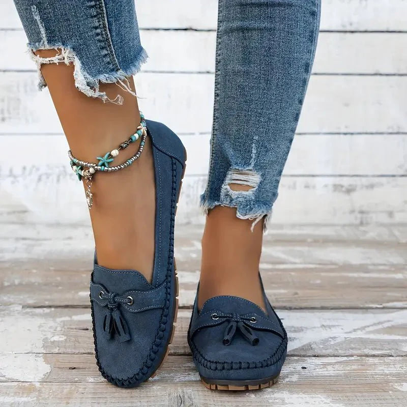 Ariella – Orthopädische Vintage-Loafers für Damen mit Stil und Entlastung