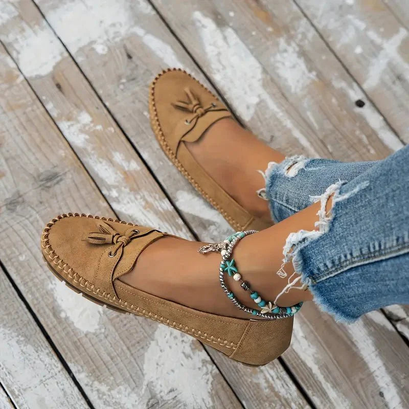 Ariella – Orthopädische Vintage-Loafers für Damen mit Stil und Entlastung