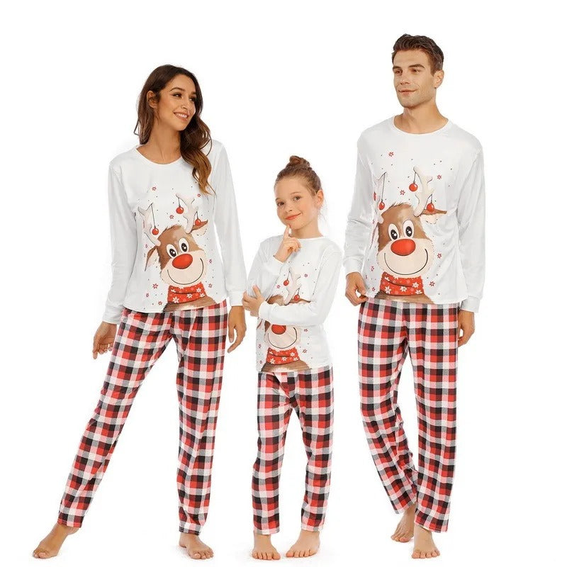 Familien Christmas Weihnachts Pyjama Set | Warme & Festliche Loungewear