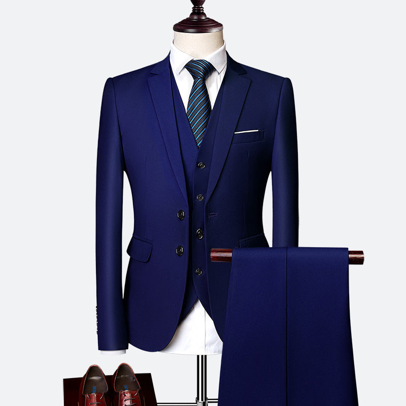 Dreiteiliger Herrenanzug mit Weste, Blazer und Hose – Klassisch & Formell für besondere Anlässe