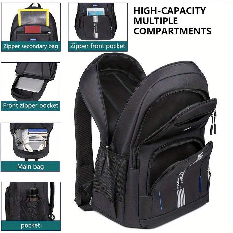 Geräumiger Laptop-Rucksack für Herren – Funktion trifft Stil im Alltag