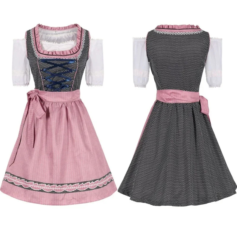 Damen Dirndlkleid in Rosa – Oktoberfest Outfit Feminin & Elegant