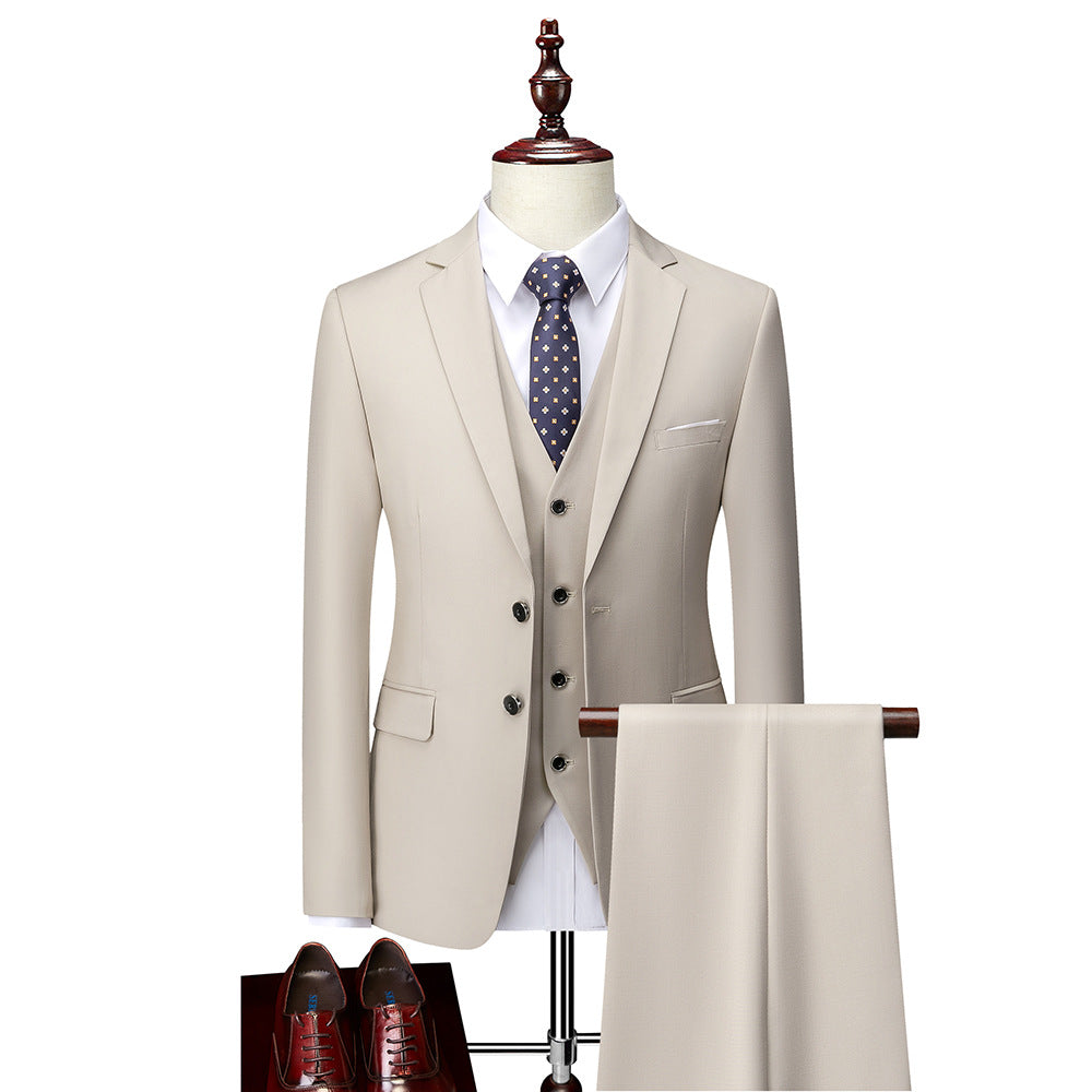 Dreiteiliger Herrenanzug mit Weste, Blazer und Hose – Klassisch & Formell für besondere Anlässe