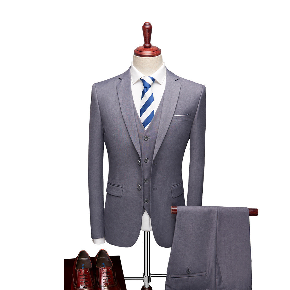 Dreiteiliger Herrenanzug mit Weste, Blazer und Hose – Klassisch & Formell für besondere Anlässe