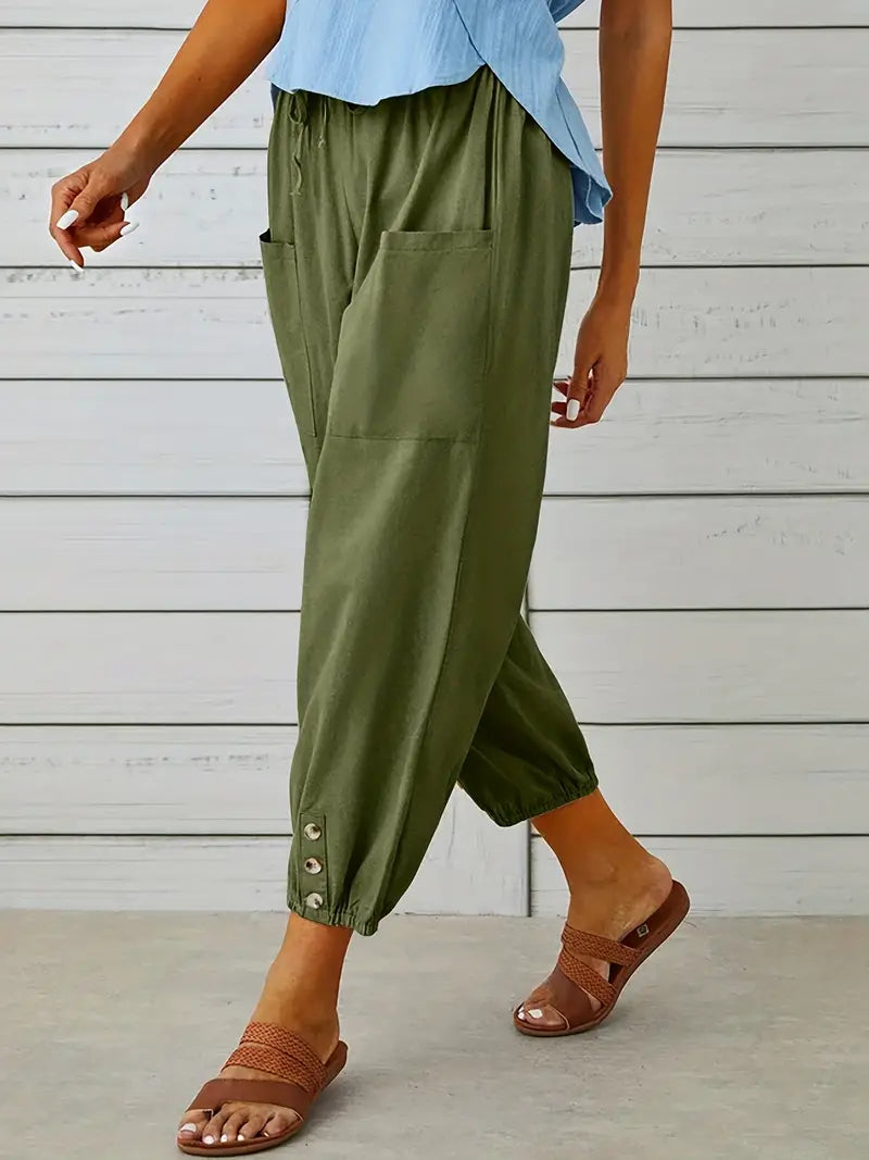 Kurze Sommerhose Für Damen | Kordelzug