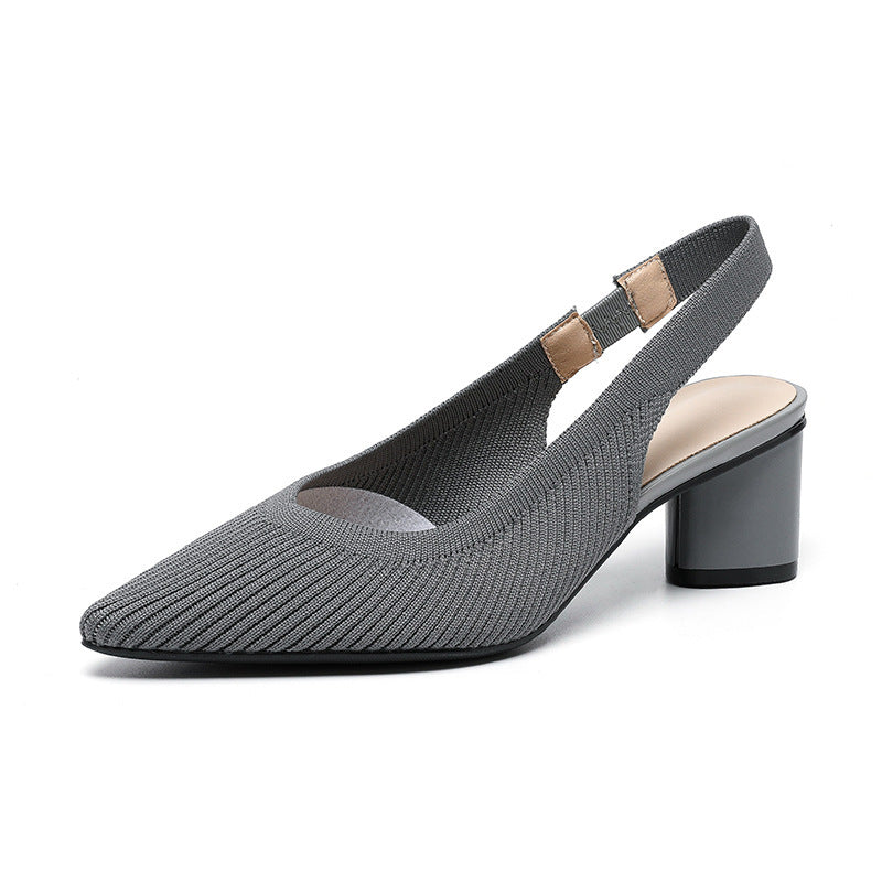 Elaria | Slingback-Absätze mit spitzer Zehe und Blockabsatz