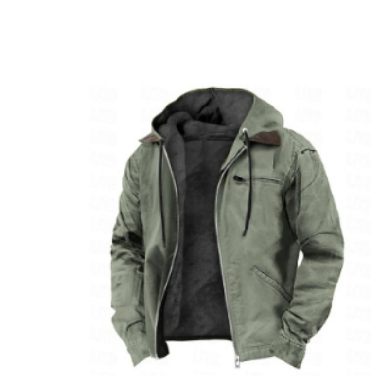 Klassische Herren Kapuzenjacke – Warm, zeitlos & ideal für den Winter