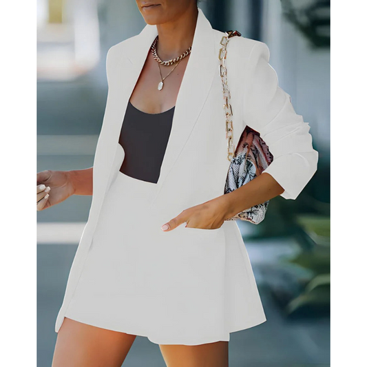 Modisches Zweiteiliges Blazer Set Für Damen | Eleganter & Schicker Look