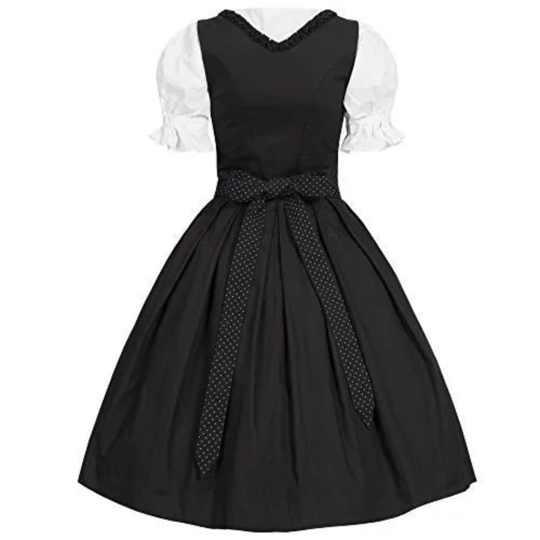 Damen Dirndlkleid in Schwarz – Elegantes Oktoberfest Outfit Traditionell & Modern