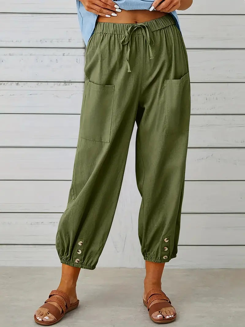 Kurze Sommerhose Für Damen | Kordelzug