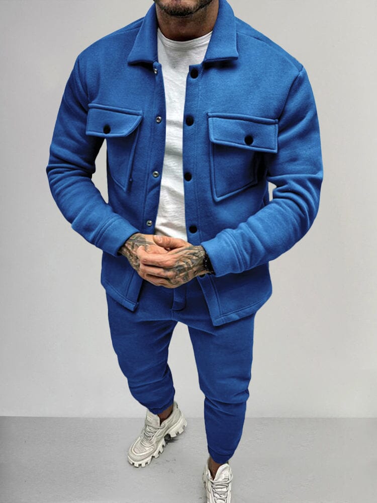 LORAN | Herrenanzug im Suede-Look mit Jacke und Hose