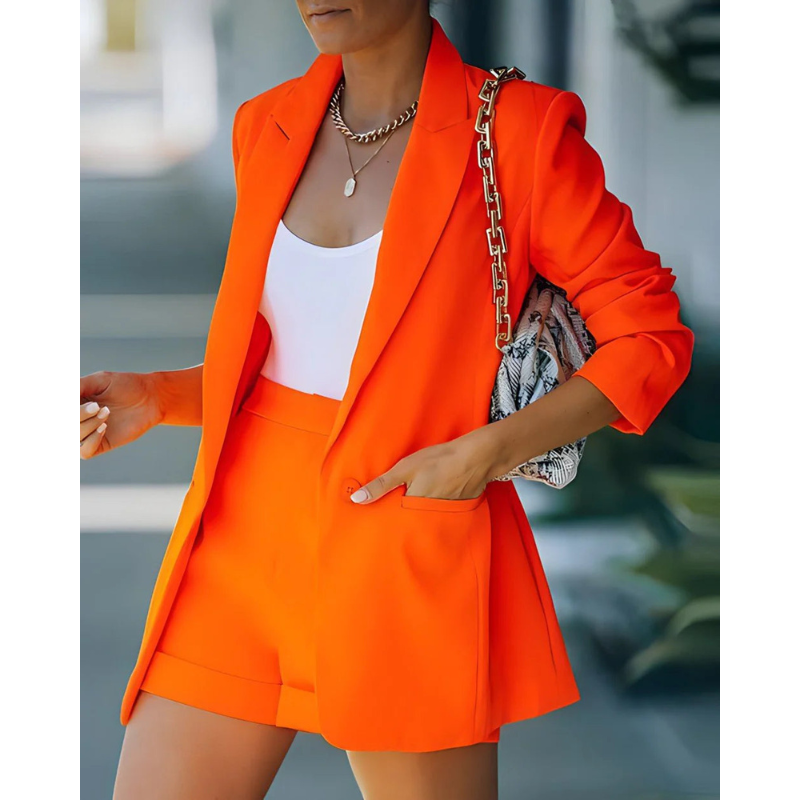 Modisches Zweiteiliges Blazer Set Für Damen | Eleganter & Schicker Look