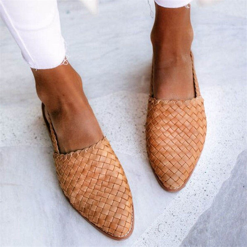 NAZAN | Schicke Geflochtene Slingback Ballerina
