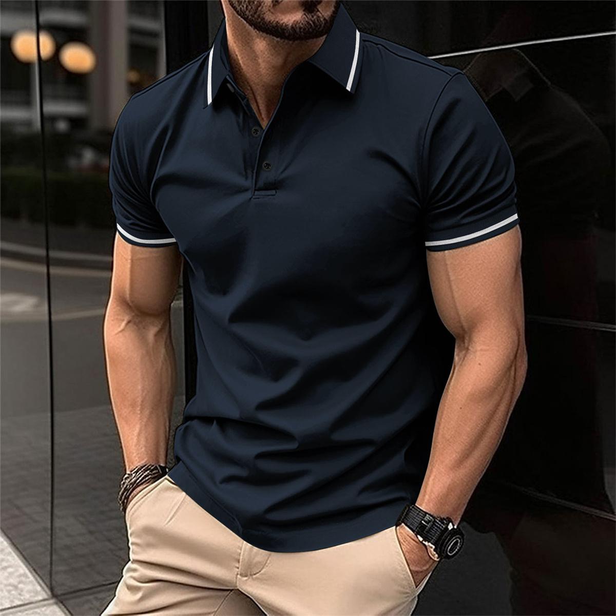 Kurzarm-Poloshirt für Herren – Lässig, stilvoll und vielseitig kombinierbar
