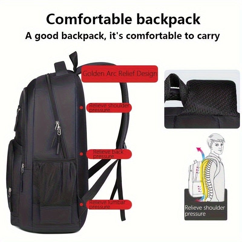 Geräumiger Laptop-Rucksack für Herren – Funktion trifft Stil im Alltag