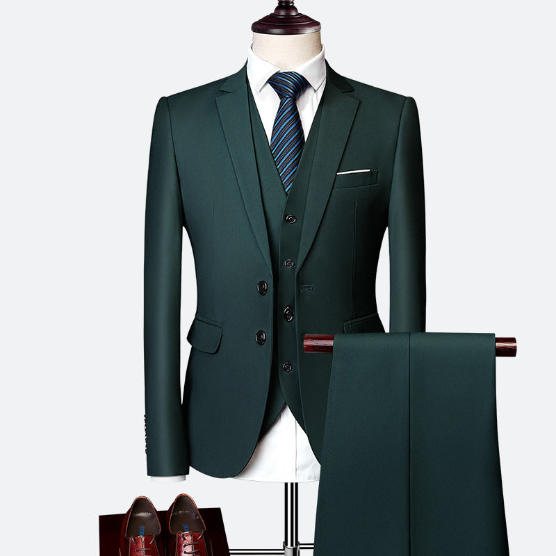 Dreiteiliger Herrenanzug mit Weste, Blazer und Hose – Klassisch & Formell für besondere Anlässe