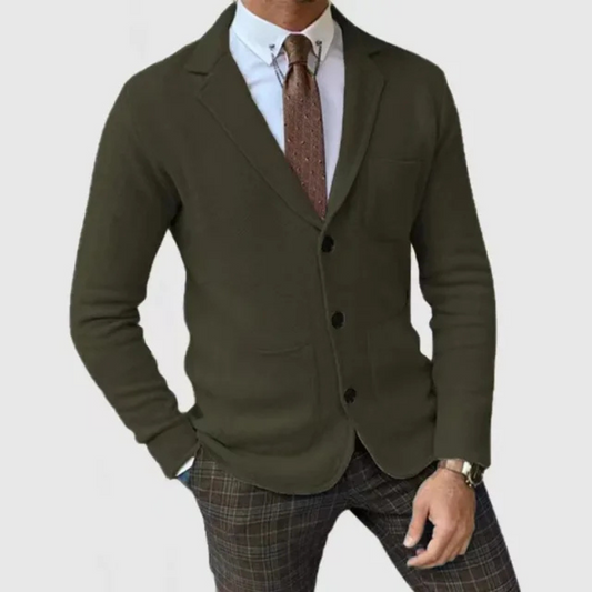 Leichter Herren Strickblazer im Slim Fit – Stilvoll, bequem & vielseitig
