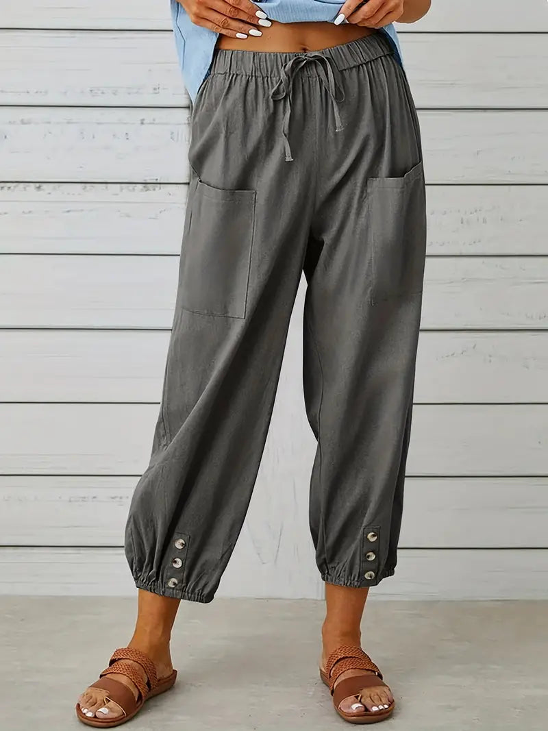 Kurze Sommerhose Für Damen | Kordelzug
