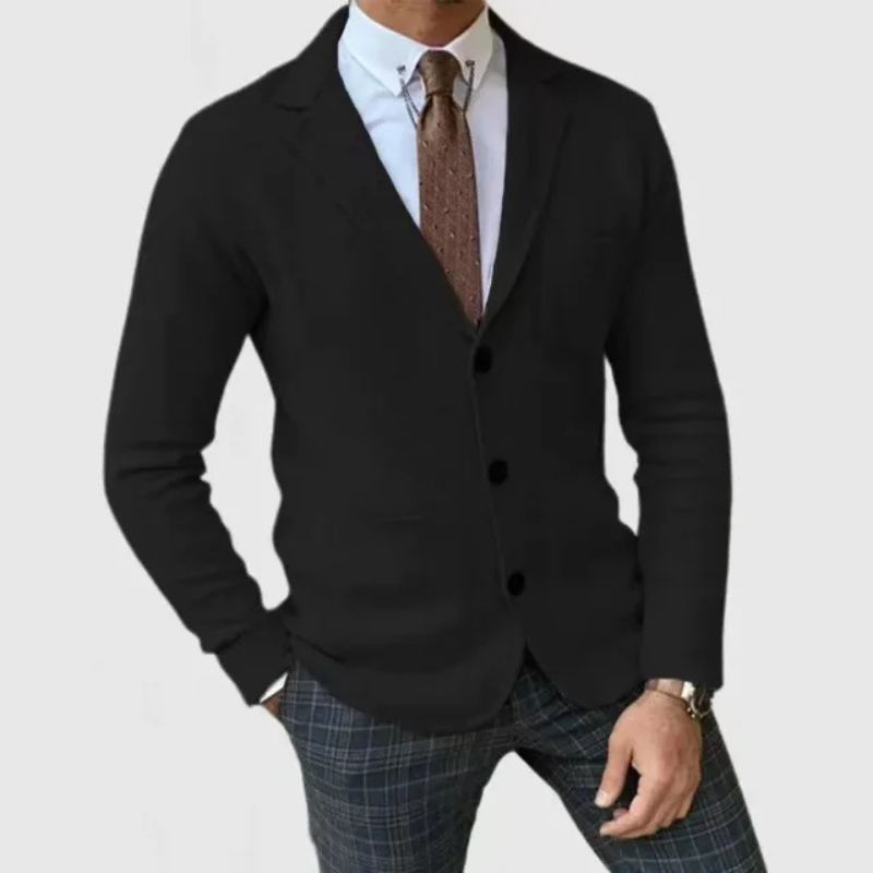 Leichter Herren Strickblazer im Slim Fit – Stilvoll, bequem & vielseitig