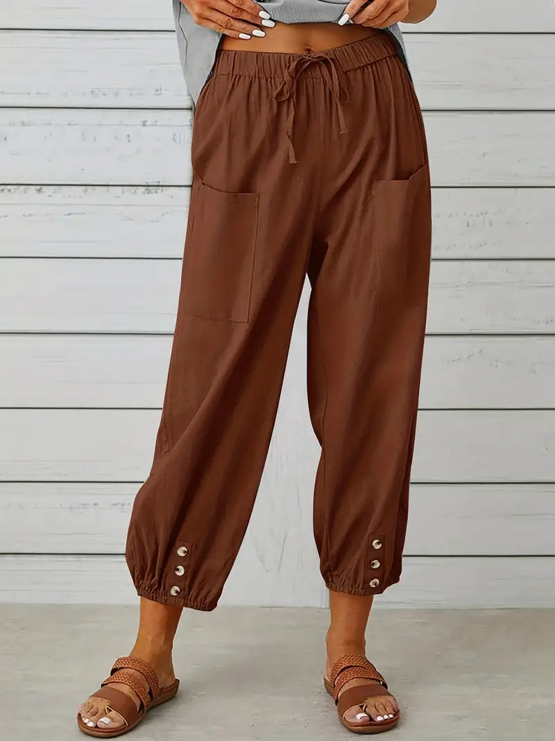 Kurze Sommerhose Für Damen | Kordelzug