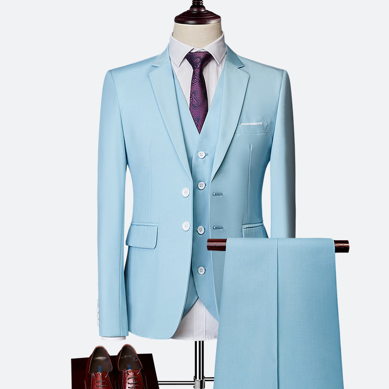 Dreiteiliger Herrenanzug mit Weste, Blazer und Hose – Klassisch & Formell für besondere Anlässe