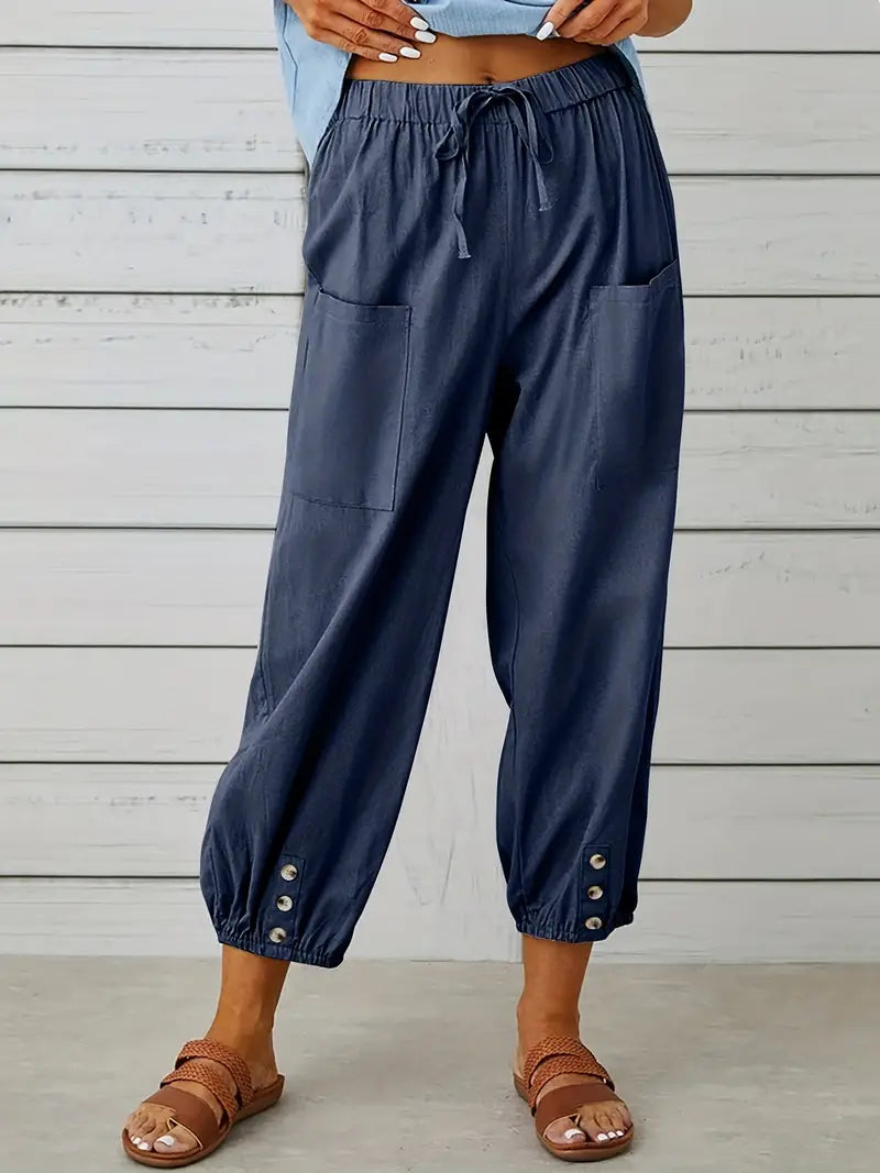 Kurze Sommerhose Für Damen | Kordelzug