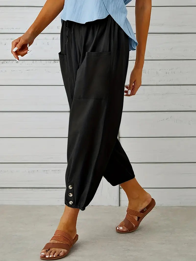 Kurze Sommerhose Für Damen | Kordelzug