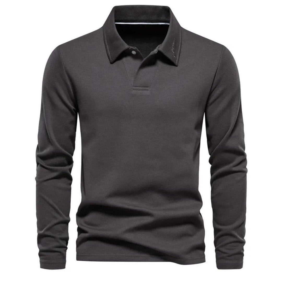 Langarm-Polo für Herren – Zeitlos, bequem & lässig-elegant