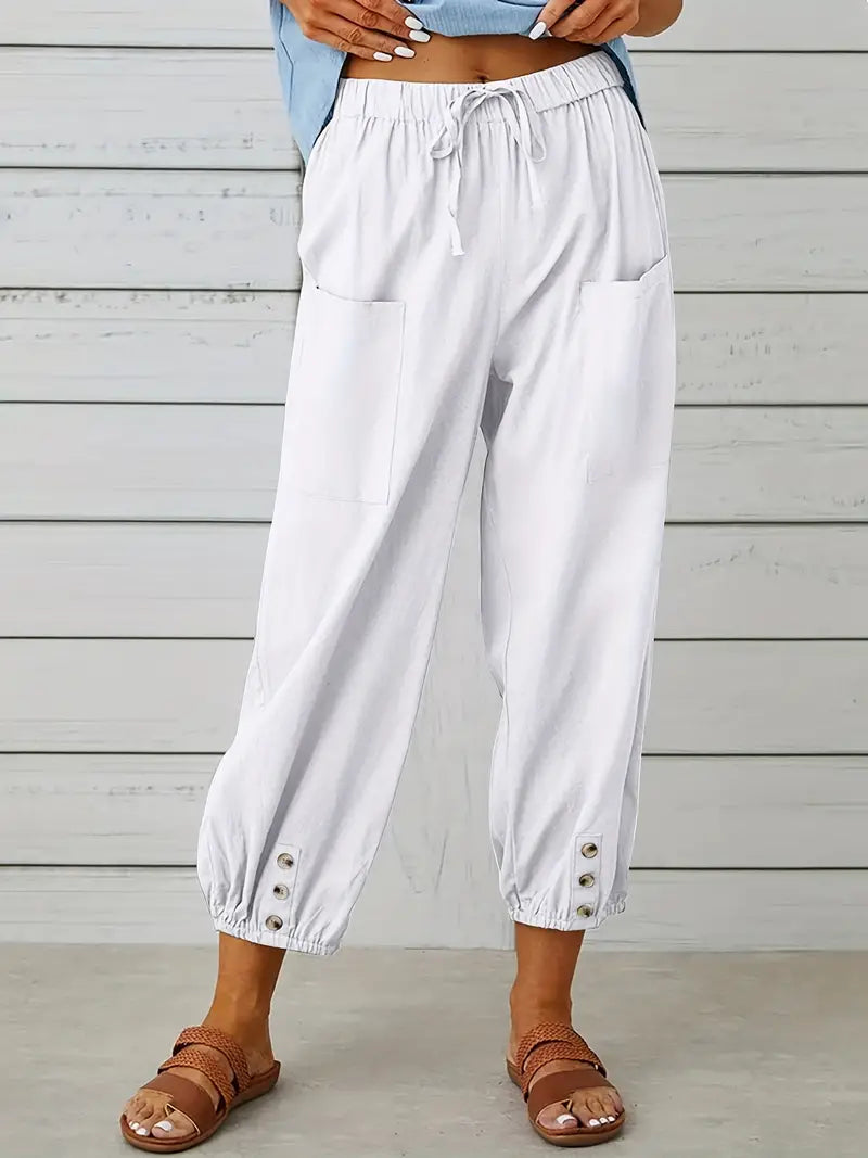 Kurze Sommerhose Für Damen | Kordelzug