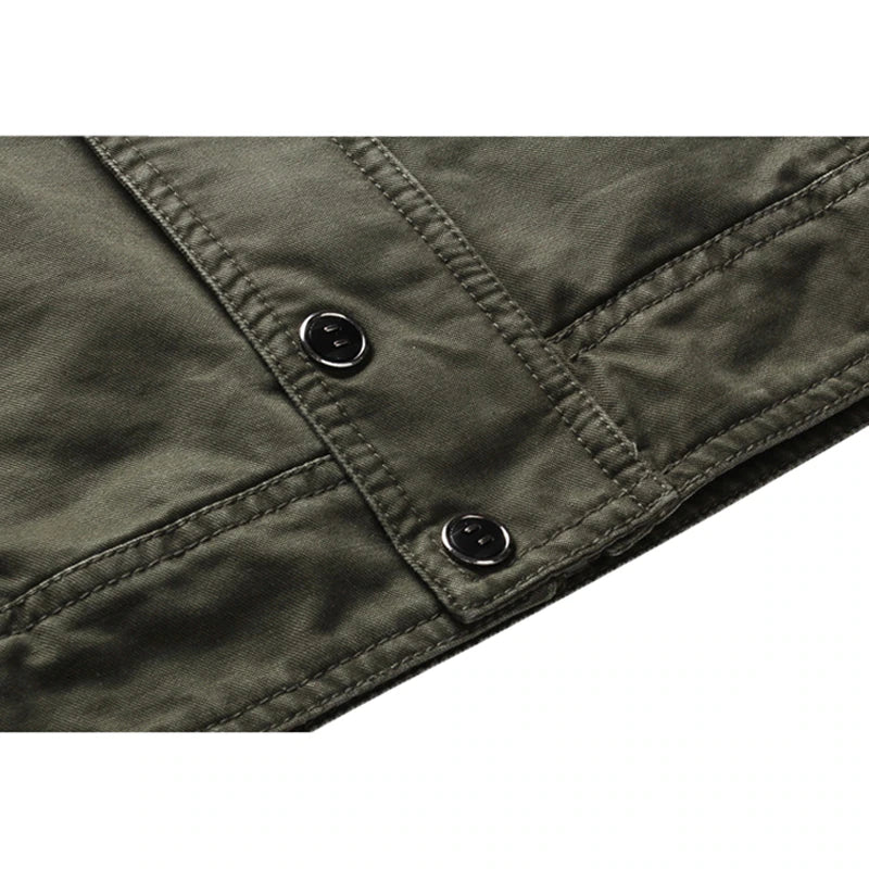 Langärmelige Herren-Bikerjacke mit Reißverschluss – Markanter Stil trifft moderne Passform