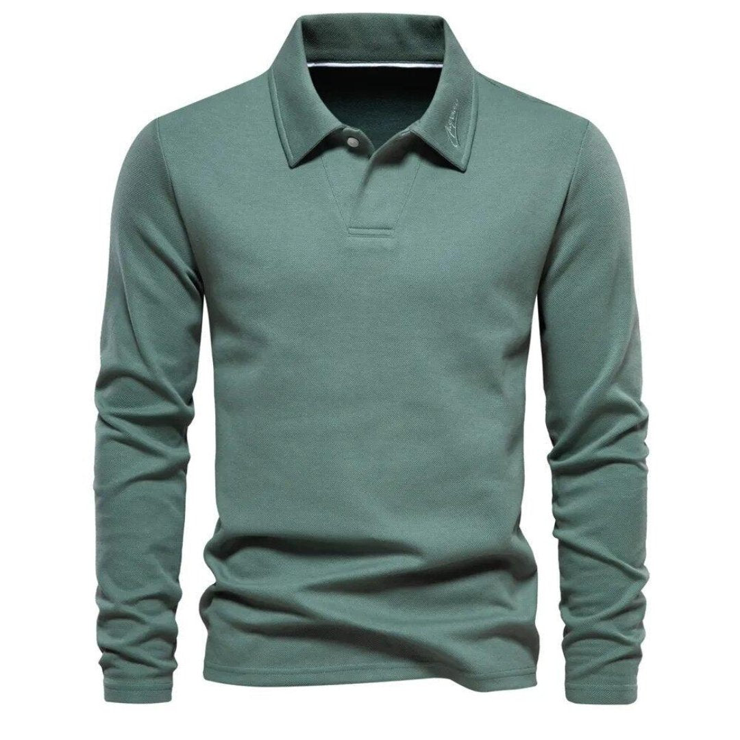 Langarm-Polo für Herren – Zeitlos, bequem & lässig-elegant