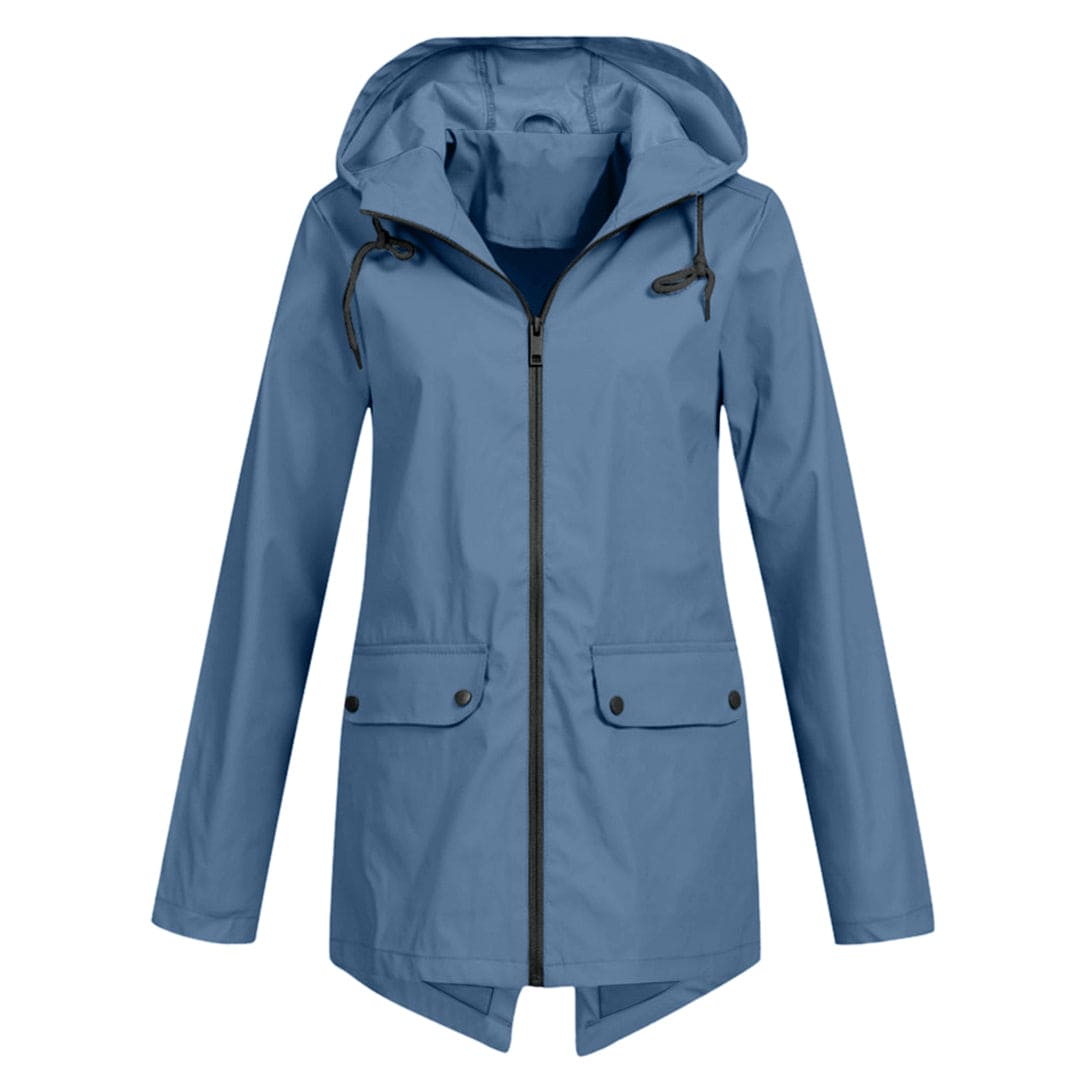 Damen-Regenjacke mit Kapuze – Wasserdicht & Modern