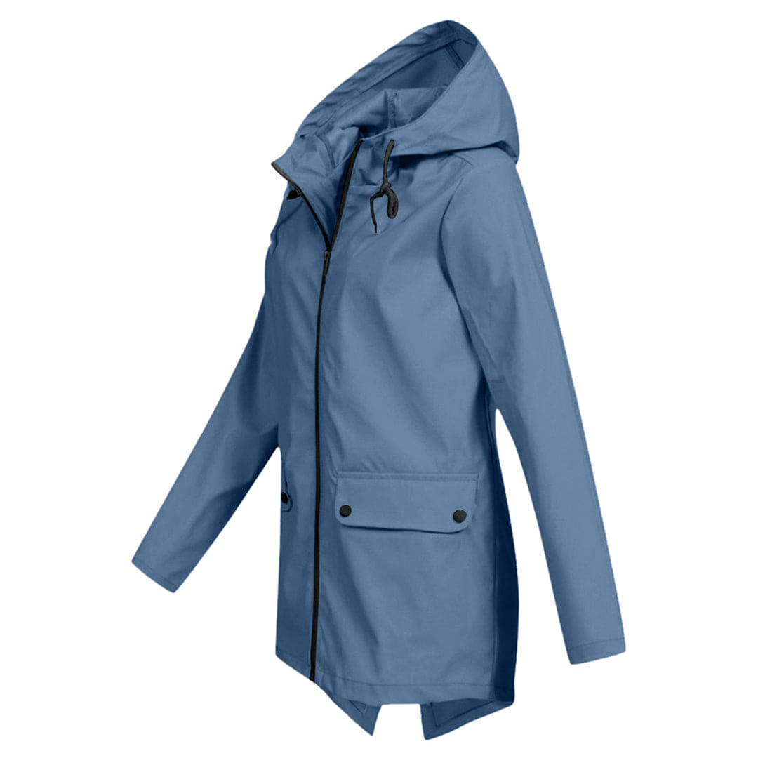 Damen-Regenjacke mit Kapuze – Wasserdicht & Modern