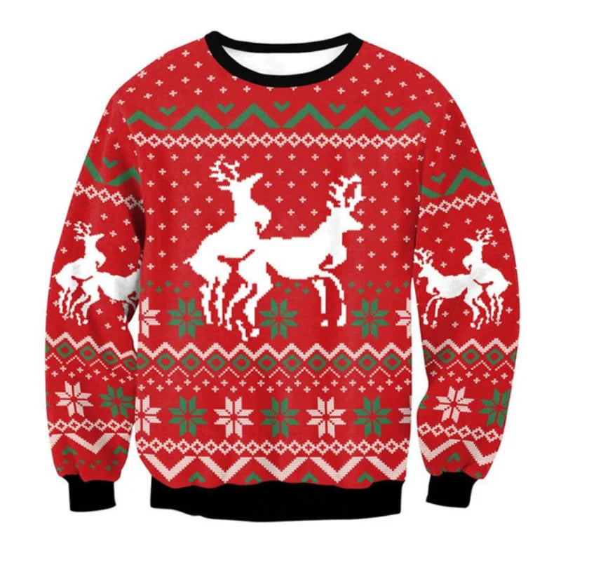 Herren Strickpullover mit Weihnachtsmotiv – Gemütlich & Stilvoll für die Festtage