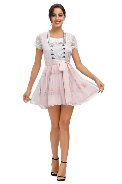 Damen Bayerisches Dirndlkleid – Traditionelles Oktoberfest Trachtenkleid Elegant & Festlich