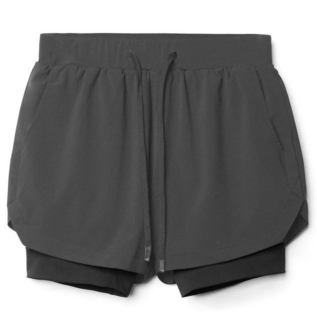 Atmungsaktive Herren-Sportshorts mit integrierter Fahrradhose – Funktional, bequem & leistungsstark