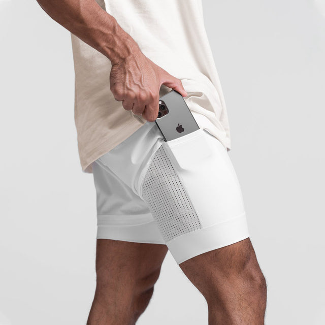 Atmungsaktive Herren-Sportshorts mit integrierter Fahrradhose – Funktional, bequem & leistungsstark