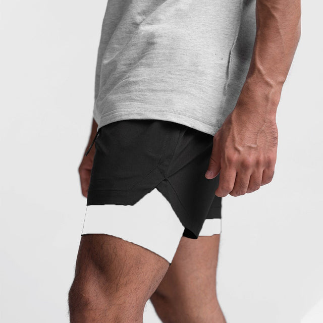 Atmungsaktive Herren-Sportshorts mit integrierter Fahrradhose – Funktional, bequem & leistungsstark