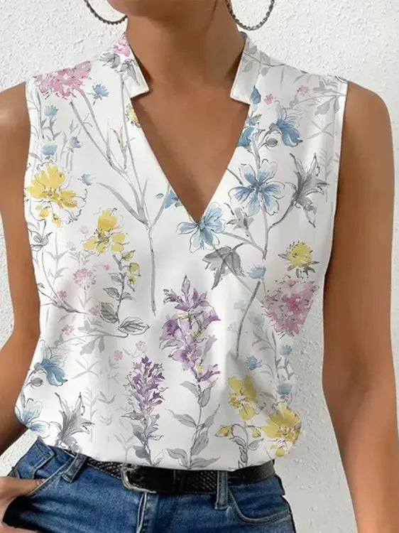 Weiches Sommertop mit V-Ausschnitt für Damen – Lässig & Leicht