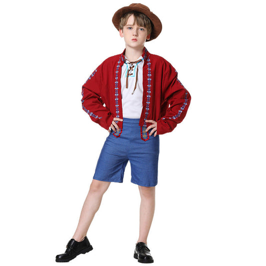 Damen Trachtenoutfit mit Jacke, Bluse, Shorts & Hut – Tradition trifft modernen Charme