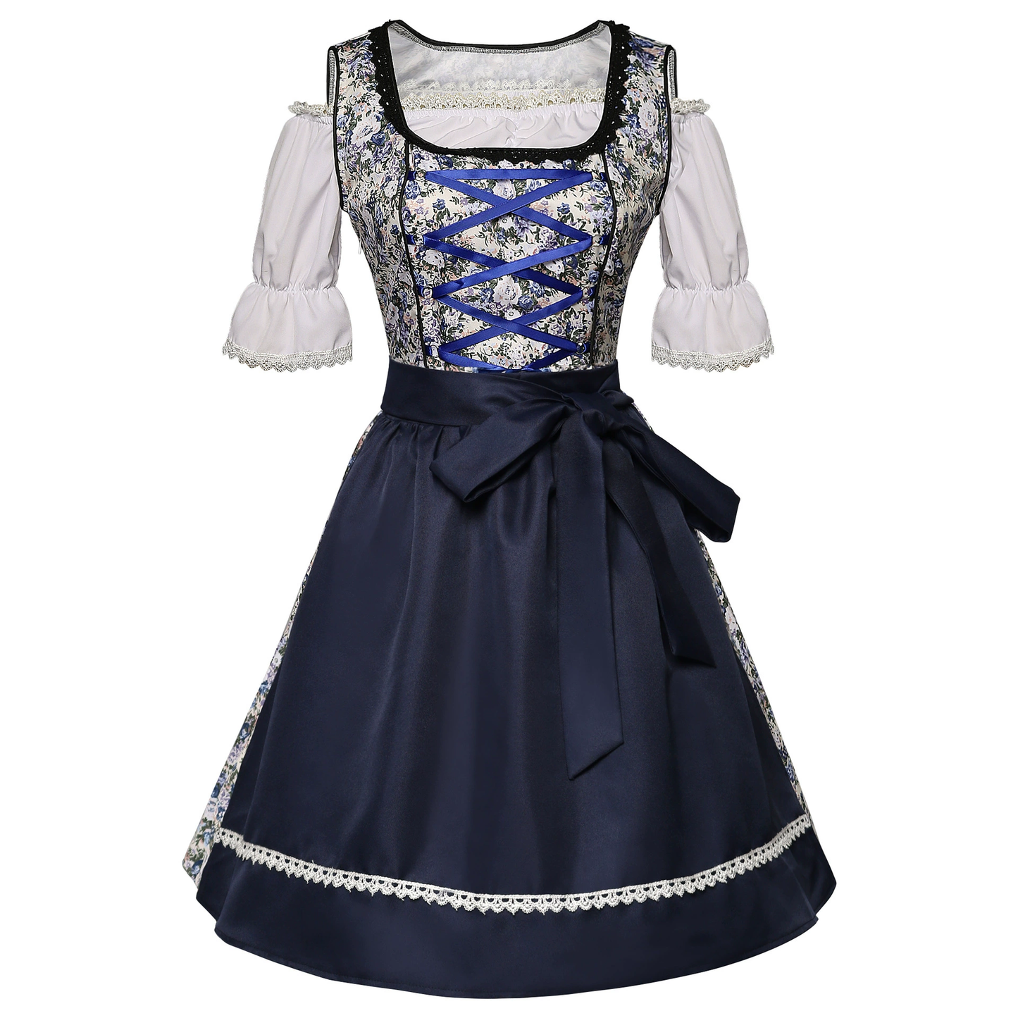 Oktoberfest Dirndl mit Blumenmuster – Tradition trifft feminine Leichtigkeit