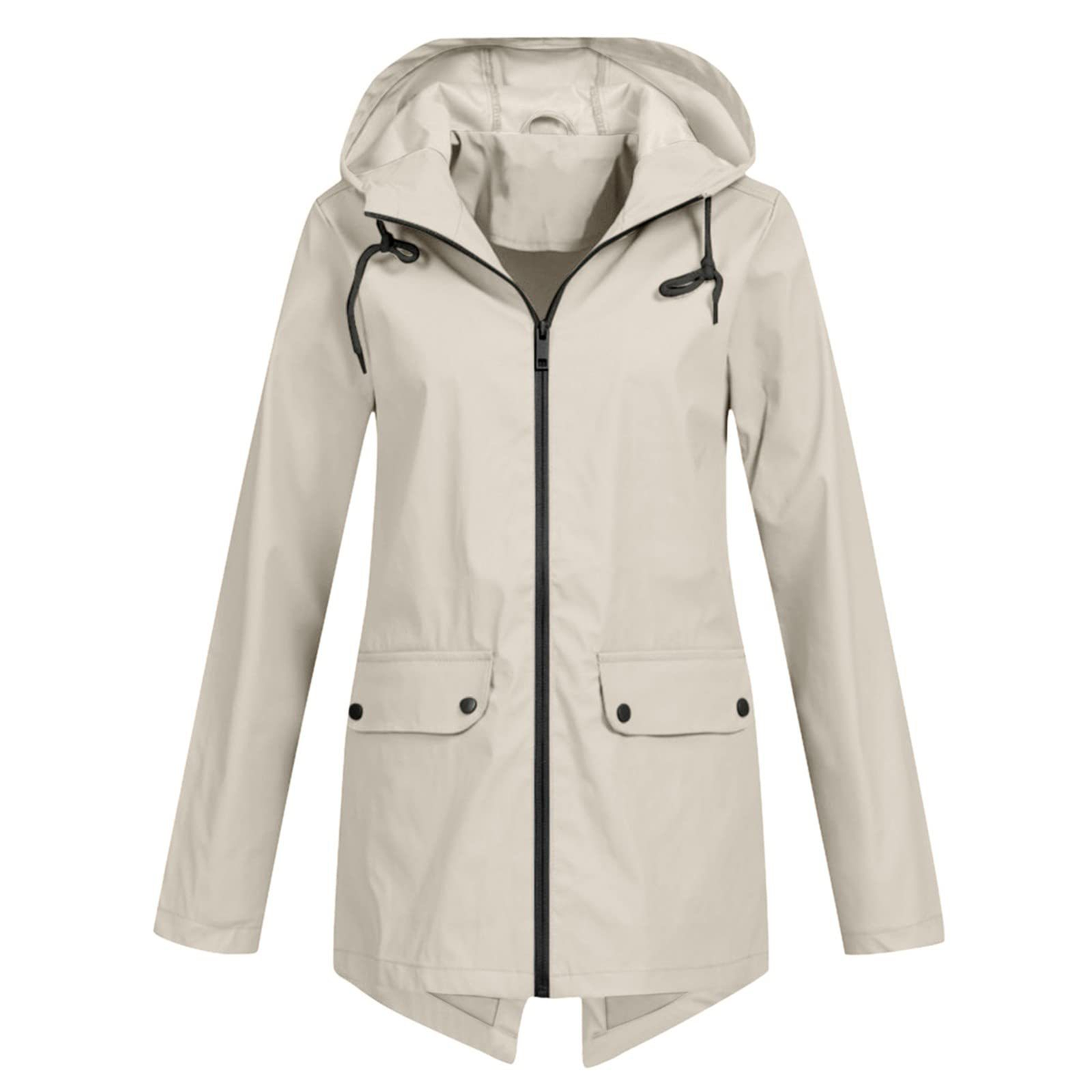 Damen-Regenjacke mit Kapuze – Wasserdicht & Modern