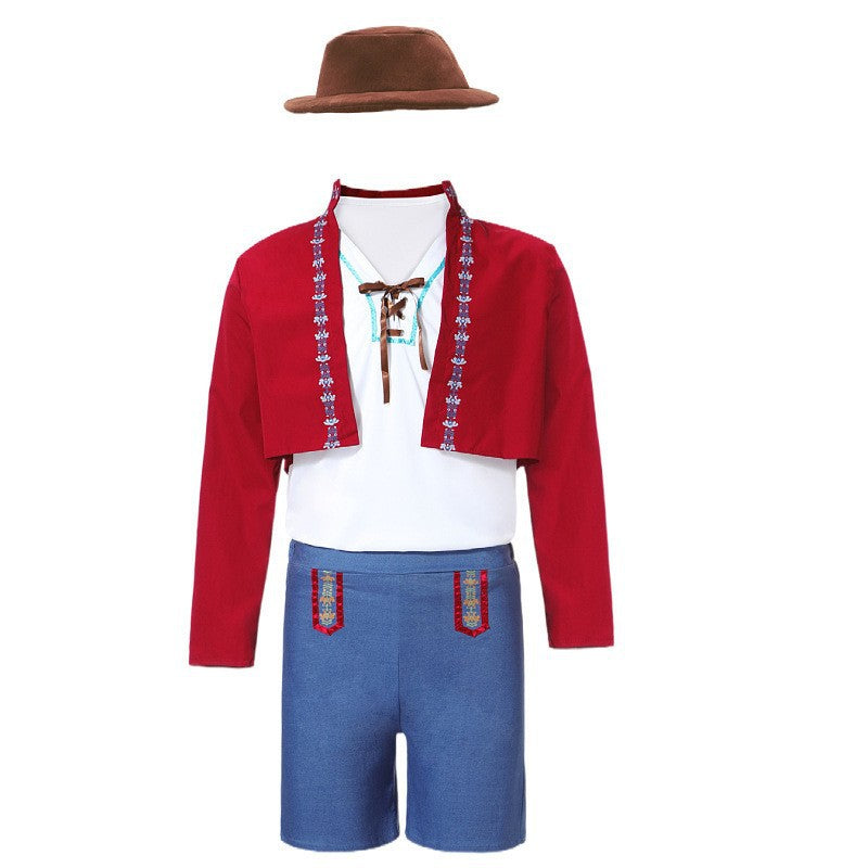 Damen Trachtenoutfit mit Jacke, Bluse, Shorts & Hut – Tradition trifft modernen Charme