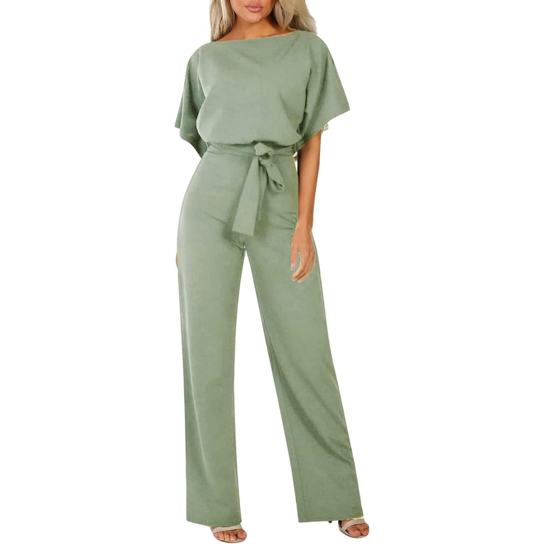 Sophia Elegance – Damen Jumpsuit | Stilvolles Weitbein-Jumpsuit