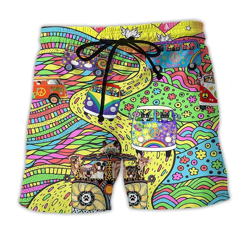 Herren Boardshorts Mit Print | Sommer & Strandlook