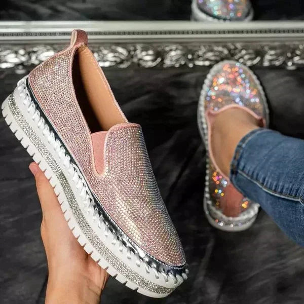 Virelle | Luxuriöse Slipper mit Glitzernden Details für Damen