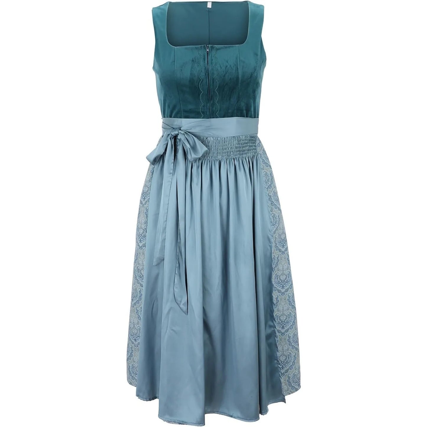 Damen Dirndlkleid im eleganten Vintage-Stil – Perfekt für Oktoberfest & Festtage